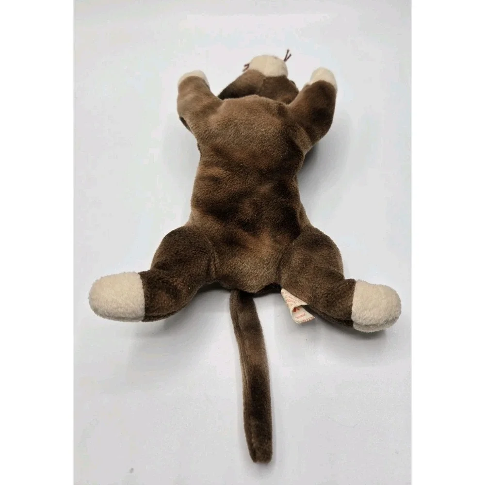 Ty Beanie Baby Pounce the Cat 1997 Retired 5th Generation beanie w/ PVC Pellets